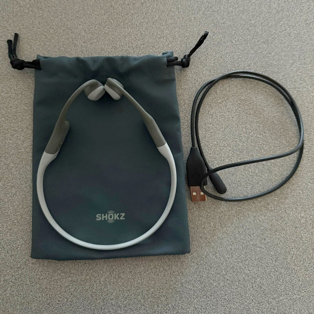 SHOKZ OpenRun Headphones - Standard Size in Grey
